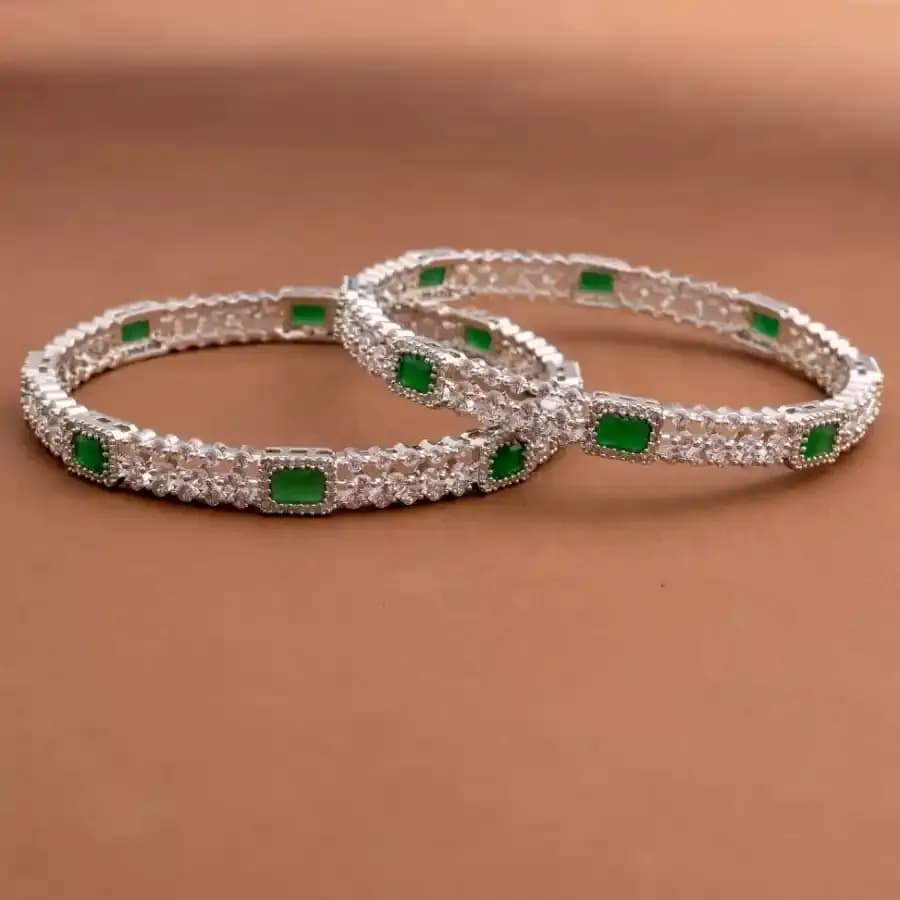 Emerald Enchantment Bangles
