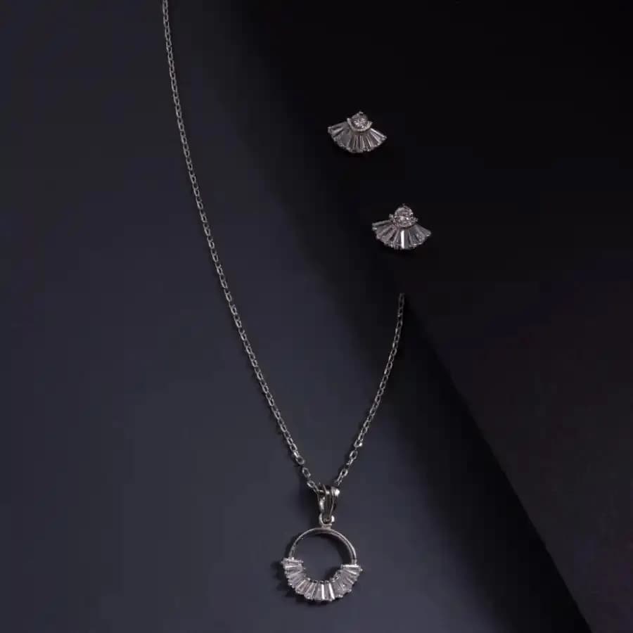 Radiant Circle Jewelry Ensemble