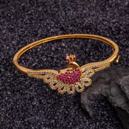 Opulent Elegance Peacock Cuff 1