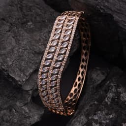 Chic RoseGold Leaf Cuff 1