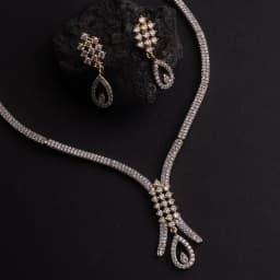 Regal Blossom Necklace and Earring Set 1