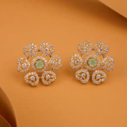 Charming Turquoise Blossom Earrings 1