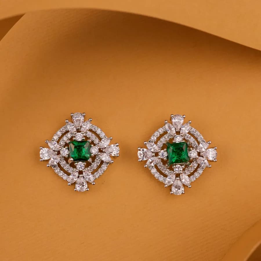 Verdant Elegance Studs