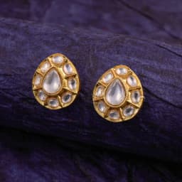 Radiant Kundan Teardrop Earrings 1