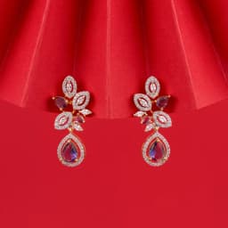 Radiant Amethyst Drop Earrings 1