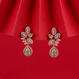 Aqua Elegance Teardrop Earrings 1