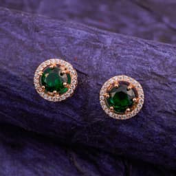 Elegant Blush Gemstone Studs 1