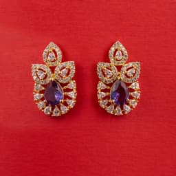 Lavender Lux Drop Earrings 1