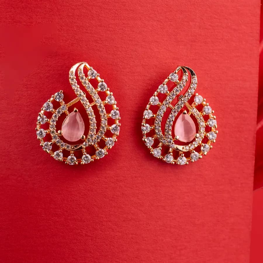 Chic Blush Elegance Earrings