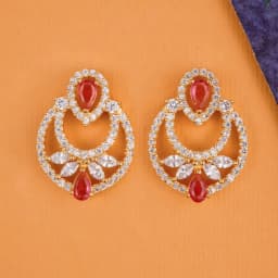 Scarlet Bloom Earrings 1