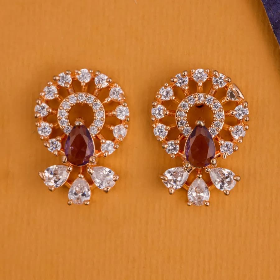 Lavender Radiance Gemstone Earrings