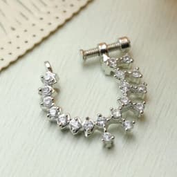 Chic Silver Non-Piercing Nath with Elegant Patterns 1