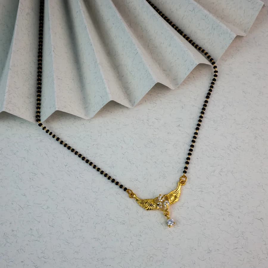 Celestial Wings Pendant Mangalsutra