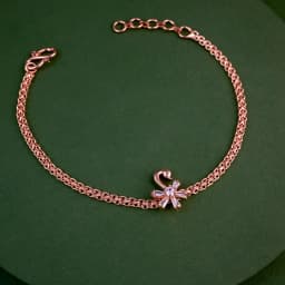 Elegant Rose Gold Charm Bracelet 1