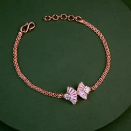 Elegant Infinity Rose Gold Bracelet 1