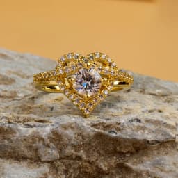 Heartfelt Elegance CZ Ring 1