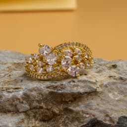 Rose Gold Elegance Marquise Ring 1