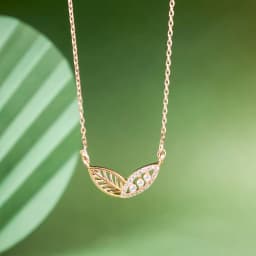 Luminous Rose Gold Bloom Pendant 1