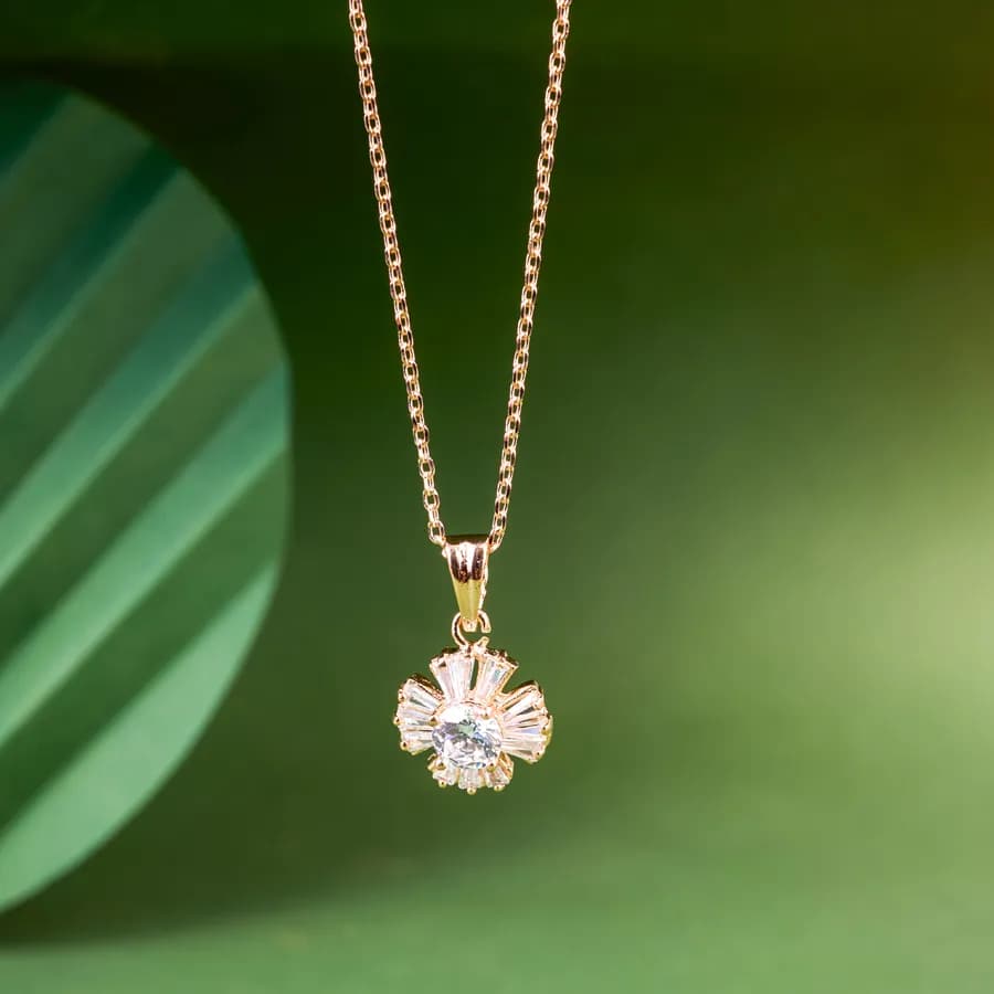 Blush Radiance Floral Chain