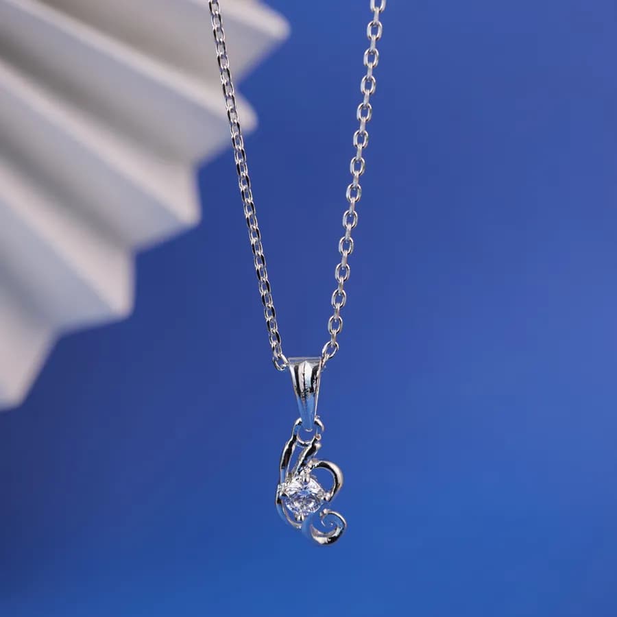 Silver Elegance Pendant Necklace