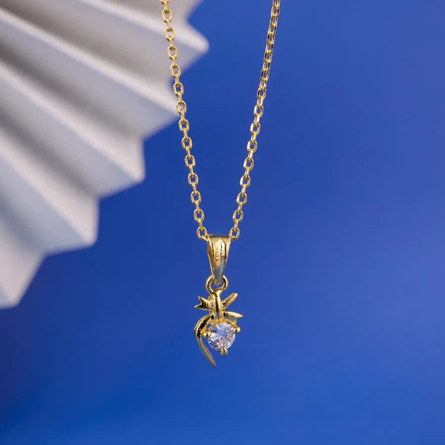 Nimoraa Heart Drop Pendant Necklace