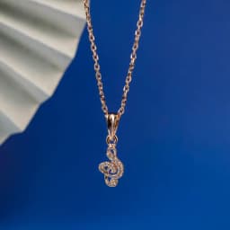 Elysian Rose Gold Serene Melody Pendant 1