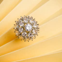 Opulent Silver Crown Ring 1