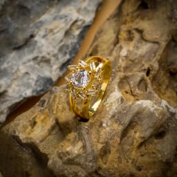 Celestial Charm Gold Ring 1