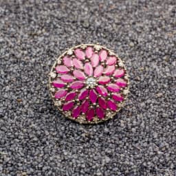 Luminous Crimson Radiance Ring 1