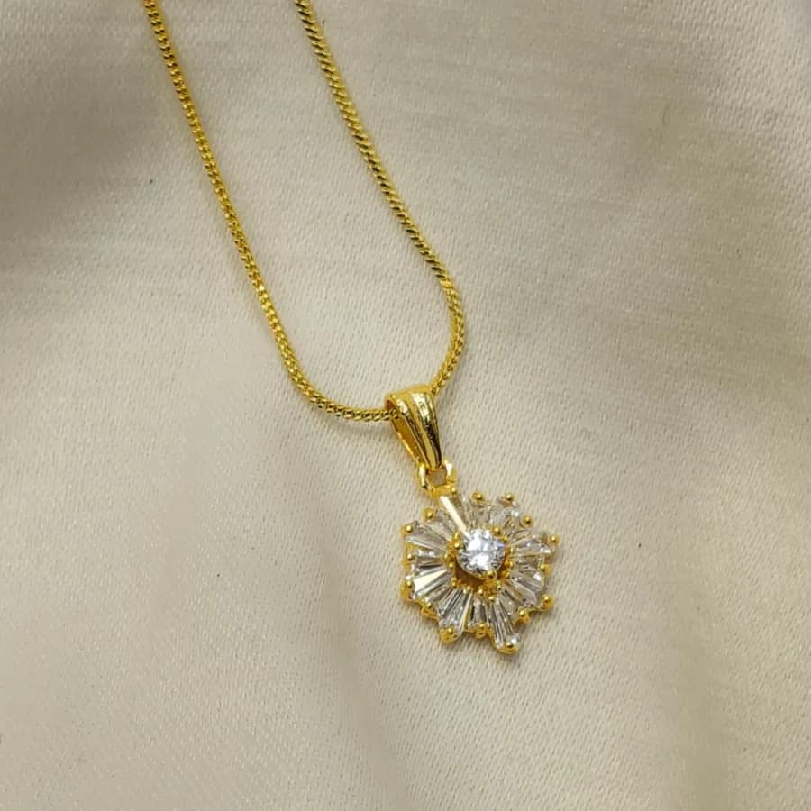 Radiant Sun Pendant Necklace