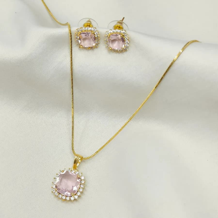 Rose Quartz Radiance Jewelry Set