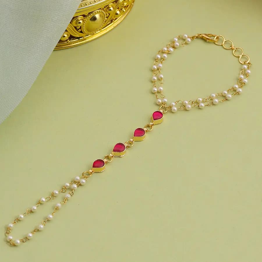 Elysian Charm Pink Blossom Bracelet