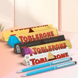 Delectable Toblerone Chocolates with 2pcs Ball Point Pen 1