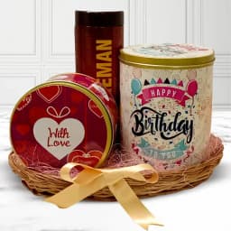 Elegant Cookies and Chocolates Gift Basket 1