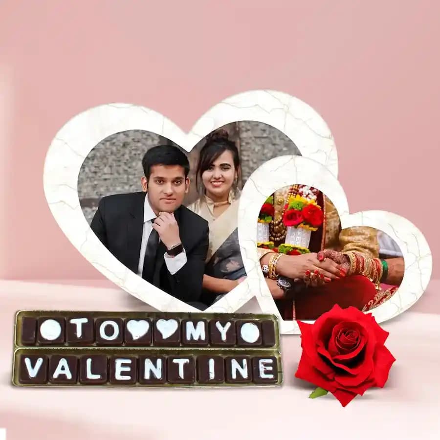 Beautiful Personalized Photo Gift Combo for your Valentine