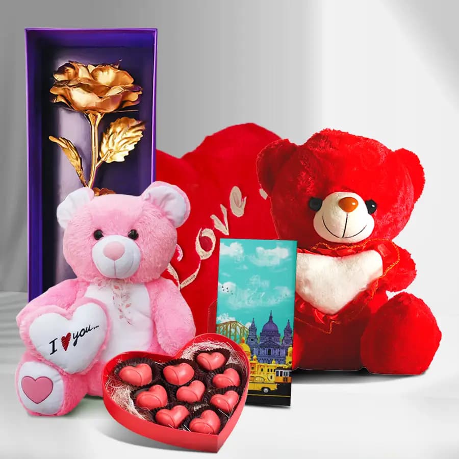 Appealing Valentine Accessories Gift Hamper for Fiancee
