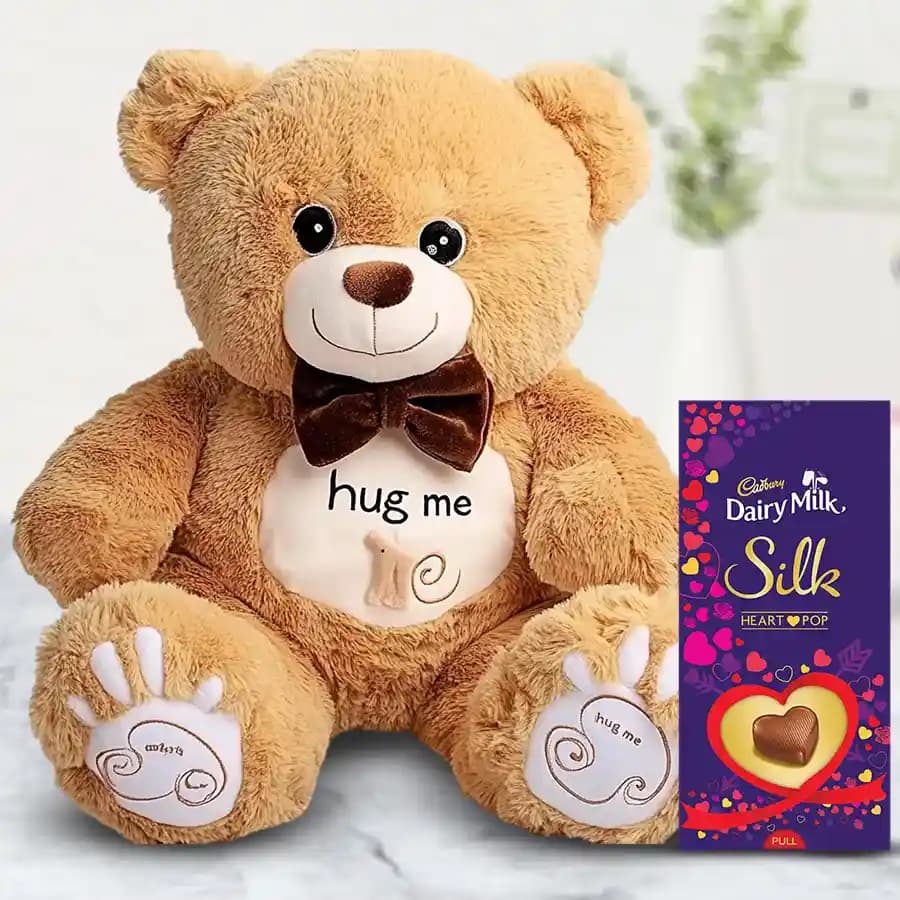 Exciting Teddy with Chocolate for Kids