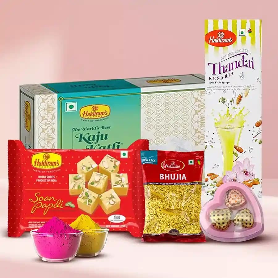 Tasty Haldirams Gift Hamper for Holi