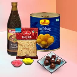 Yummy Food Assortments Gift Hamper for Holi 1