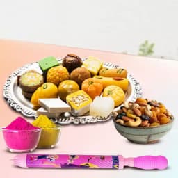 Lip Smacking Assorted Sweets with Dry Fruits Gift Combo for Holi 1