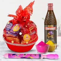 Exclusive Snacks n Thandai Gift Hamper for Holi 1