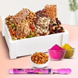 Tasty Mixed Dry Fruits Gift Hamper for Holi 1