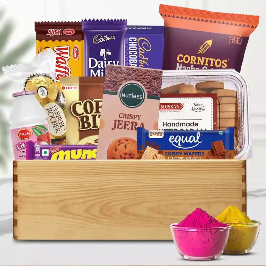 Remarkable Goodies Gift Hamper for Holi
