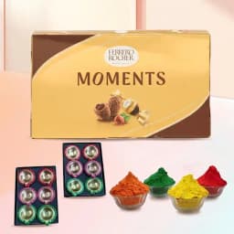 Outstanding Diya Set with Ferrero Rocher for Holi 1