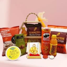 Amazing Matinee Time Bhai Dooj Gift Basket with Free Roli Tika 1