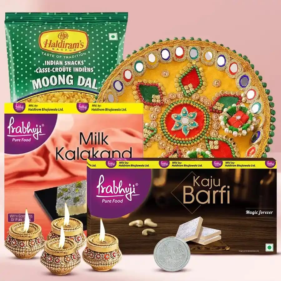 Diwali Special Devotional Gift with Sweets