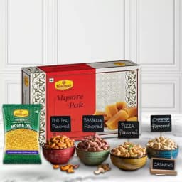 Yummy Flavored Cashew Delight with Haldiram Sweets n Snacks 1