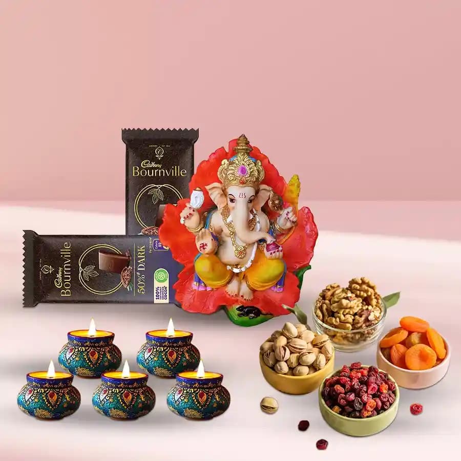 Chocolate N Dry Fruits Delight Diwali Combo