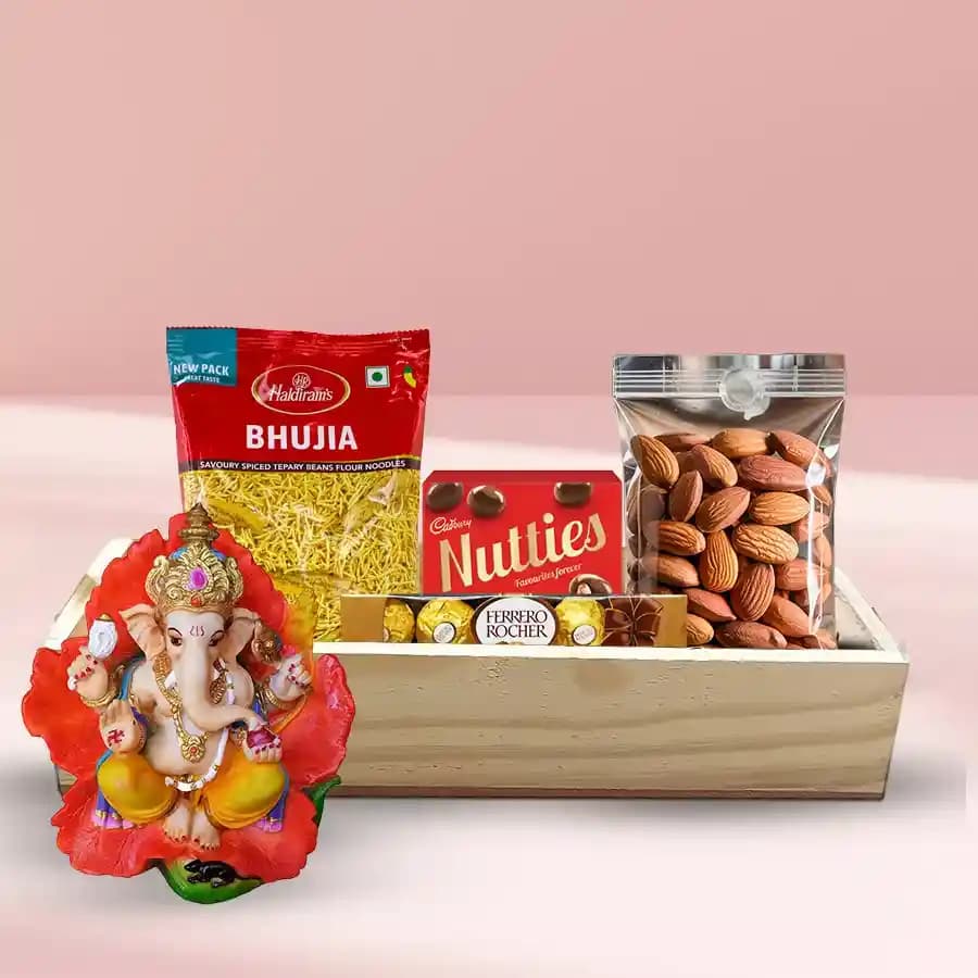 Exquisite Ferrero Almonds Diwali Gift Combo
