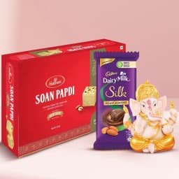 Joyful Diwali with Sweetness of Mithai Chocolates N Ganesh Idol 1